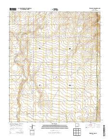Twin Mesa NW New Mexico Historical topographic map, 1:24000 scale, 7.5 X 7.5 Minute, Year 2013