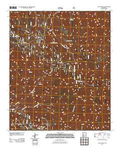 Twin Sisters New Mexico Historical topographic map, 1:24000 scale, 7.5 X 7.5 Minute, Year 2011