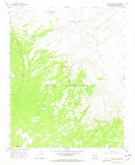 Two Grey Hills New Mexico Historical topographic map, 1:24000 scale, 7.5 X 7.5 Minute, Year 1966