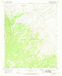 Two Grey Hills New Mexico Historical topographic map, 1:24000 scale, 7.5 X 7.5 Minute, Year 1966