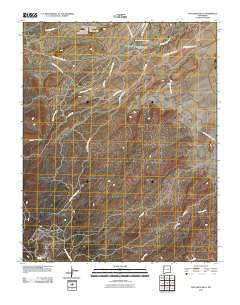 Two Grey Hills New Mexico Historical topographic map, 1:24000 scale, 7.5 X 7.5 Minute, Year 2010