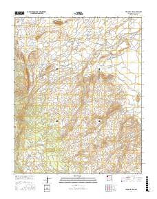 Two Grey Hills New Mexico Current topographic map, 1:24000 scale, 7.5 X 7.5 Minute, Year 2017