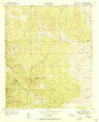 Tyrone New Mexico Historical topographic map, 1:24000 scale, 7.5 X 7.5 Minute, Year 1950