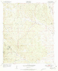 Tyrone New Mexico Historical topographic map, 1:24000 scale, 7.5 X 7.5 Minute, Year 1951