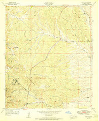 Tyrone New Mexico Historical topographic map, 1:24000 scale, 7.5 X 7.5 Minute, Year 1951