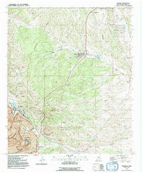 Tyrone New Mexico Historical topographic map, 1:24000 scale, 7.5 X 7.5 Minute, Year 1992