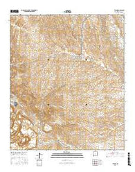 Tyrone New Mexico Current topographic map, 1:24000 scale, 7.5 X 7.5 Minute, Year 2017