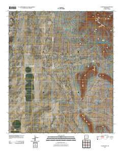 U Bar Ridge New Mexico Historical topographic map, 1:24000 scale, 7.5 X 7.5 Minute, Year 2010