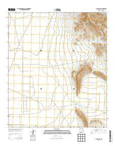 U Bar Ridge New Mexico Historical topographic map, 1:24000 scale, 7.5 X 7.5 Minute, Year 2013