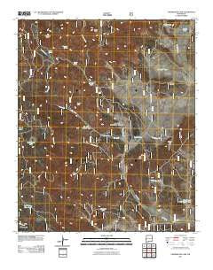 Underwood Lake New Mexico Historical topographic map, 1:24000 scale, 7.5 X 7.5 Minute, Year 2011