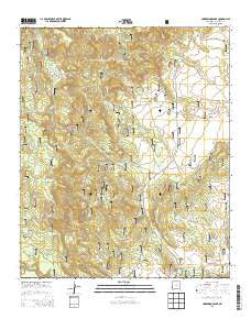 Underwood Lake New Mexico Historical topographic map, 1:24000 scale, 7.5 X 7.5 Minute, Year 2013