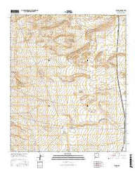Upham New Mexico Current topographic map, 1:24000 scale, 7.5 X 7.5 Minute, Year 2017