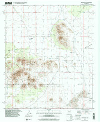 Upham Hills New Mexico Historical topographic map, 1:24000 scale, 7.5 X 7.5 Minute, Year 1996