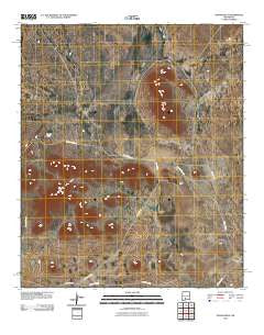 Upham Hills New Mexico Historical topographic map, 1:24000 scale, 7.5 X 7.5 Minute, Year 2010