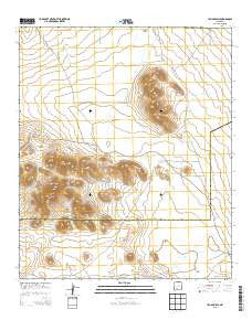 Upham Hills New Mexico Historical topographic map, 1:24000 scale, 7.5 X 7.5 Minute, Year 2013