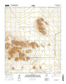 Upham Hills New Mexico Current topographic map, 1:24000 scale, 7.5 X 7.5 Minute, Year 2017