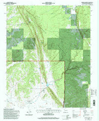 Upper Nutria New Mexico Historical topographic map, 1:24000 scale, 7.5 X 7.5 Minute, Year 1995