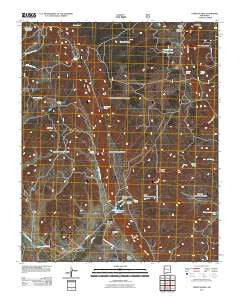Upper Nutria New Mexico Historical topographic map, 1:24000 scale, 7.5 X 7.5 Minute, Year 2011