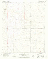 Upton New Mexico Historical topographic map, 1:24000 scale, 7.5 X 7.5 Minute, Year 1973