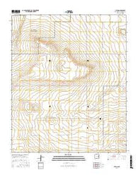 Upton New Mexico Current topographic map, 1:24000 scale, 7.5 X 7.5 Minute, Year 2017