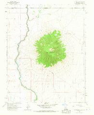 Ute Mountain New Mexico Historical topographic map, 1:24000 scale, 7.5 X 7.5 Minute, Year 1963