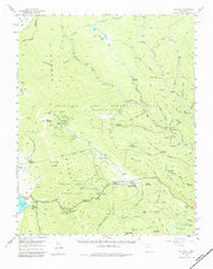 Ute Park New Mexico Historical topographic map, 1:62500 scale, 15 X 15 Minute, Year 1955