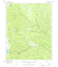 Ute Park New Mexico Historical topographic map, 1:62500 scale, 15 X 15 Minute, Year 1955