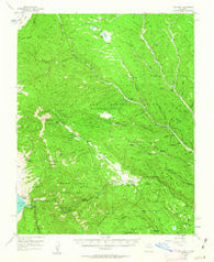 Ute Park New Mexico Historical topographic map, 1:62500 scale, 15 X 15 Minute, Year 1955