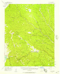 Ute Park New Mexico Historical topographic map, 1:62500 scale, 15 X 15 Minute, Year 1955