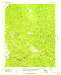 Ute Park New Mexico Historical topographic map, 1:62500 scale, 15 X 15 Minute, Year 1955