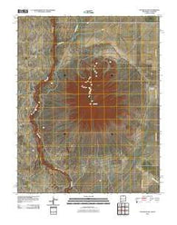 Ute Mountain New Mexico Historical topographic map, 1:24000 scale, 7.5 X 7.5 Minute, Year 2010