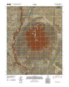 Ute Mountain New Mexico Historical topographic map, 1:24000 scale, 7.5 X 7.5 Minute, Year 2010