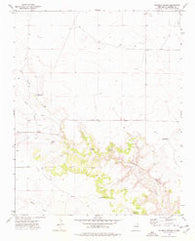 Valencia Spring New Mexico Historical topographic map, 1:24000 scale, 7.5 X 7.5 Minute, Year 1973