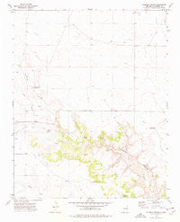 Valencia Spring New Mexico Historical topographic map, 1:24000 scale, 7.5 X 7.5 Minute, Year 1973