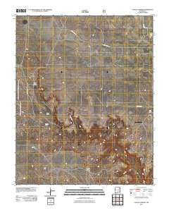 Valencia Spring New Mexico Historical topographic map, 1:24000 scale, 7.5 X 7.5 Minute, Year 2011