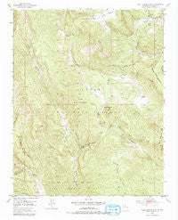 Valle Grande Peak New Mexico Historical topographic map, 1:24000 scale, 7.5 X 7.5 Minute, Year 1953