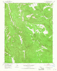 Valle Grande Peak New Mexico Historical topographic map, 1:24000 scale, 7.5 X 7.5 Minute, Year 1953