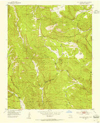 Valle Grande Peak New Mexico Historical topographic map, 1:24000 scale, 7.5 X 7.5 Minute, Year 1953
