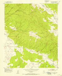 Valle Largo New Mexico Historical topographic map, 1:24000 scale, 7.5 X 7.5 Minute, Year 1952