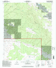 Valle Largo New Mexico Historical topographic map, 1:24000 scale, 7.5 X 7.5 Minute, Year 1995