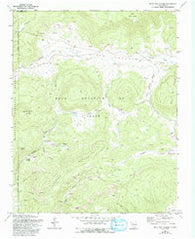 Valle San Antonio New Mexico Historical topographic map, 1:24000 scale, 7.5 X 7.5 Minute, Year 1970