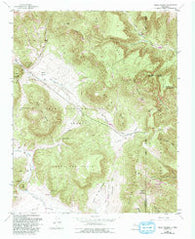 Valle Toledo New Mexico Historical topographic map, 1:24000 scale, 7.5 X 7.5 Minute, Year 1952