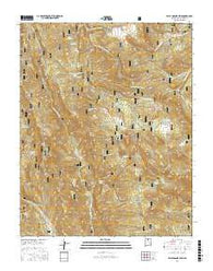 Valle Grande Peak New Mexico Current topographic map, 1:24000 scale, 7.5 X 7.5 Minute, Year 2017