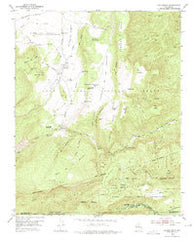 Vallecitos New Mexico Historical topographic map, 1:24000 scale, 7.5 X 7.5 Minute, Year 1953