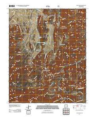 Vallecitos New Mexico Historical topographic map, 1:24000 scale, 7.5 X 7.5 Minute, Year 2011