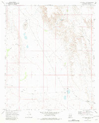 Van Winkle Lake New Mexico Historical topographic map, 1:24000 scale, 7.5 X 7.5 Minute, Year 1970