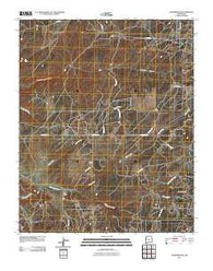 Vanderwagen New Mexico Historical topographic map, 1:24000 scale, 7.5 X 7.5 Minute, Year 2010