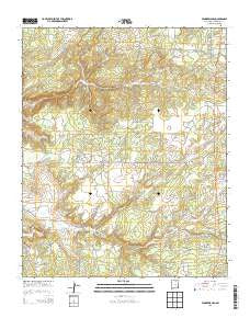 Vanderwagen New Mexico Historical topographic map, 1:24000 scale, 7.5 X 7.5 Minute, Year 2013