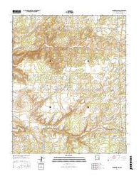 Vanderwagen New Mexico Current topographic map, 1:24000 scale, 7.5 X 7.5 Minute, Year 2017