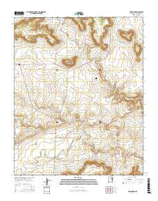 Variadero New Mexico Current topographic map, 1:24000 scale, 7.5 X 7.5 Minute, Year 2017
